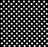 PRE-MASKED Black / White Polka Dots Heat Transfer Vinyl By The Foot