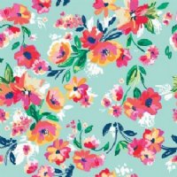 Garden Flowers Heat Transfer Vinyl By The Foot Pre-Masked