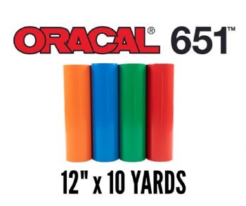 Oracal 651 Permanent Vinyl 12'' x 10 Yard
