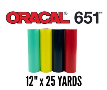 Oracal 651 Glossy Permanent Vinyl 12 Inch x 6 Feet - Pink