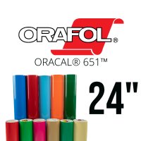 24 Matte Black Oracal 651 Permanent Vinyl By The Foot