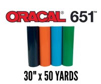 Oracal 631 Adhesive Vinyl - 15 in x 10 yds - Punched